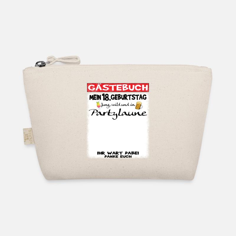 18. Geburtstag Mädchen & Junge Gästebuch Bio-Täschchen