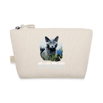 Chat bleu russe Russisch Blau Katze - Trousse biologique - nature - Devant