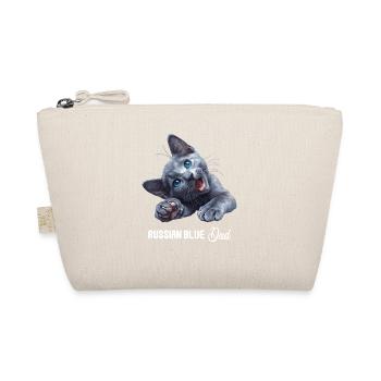 Chat bleu russe Russisch Blau Katze - Trousse biologique - nature - Devant