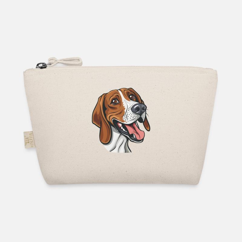 American Foxhound Geschenk | Cartoon Artwork Bio-Täschchen