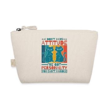 I Don't Have Attitude 6 - Bio-Täschchen - Natur - Vorne