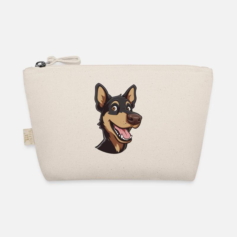 Australian Kelpie Gift | Cartoon Artwork Organic Pouch