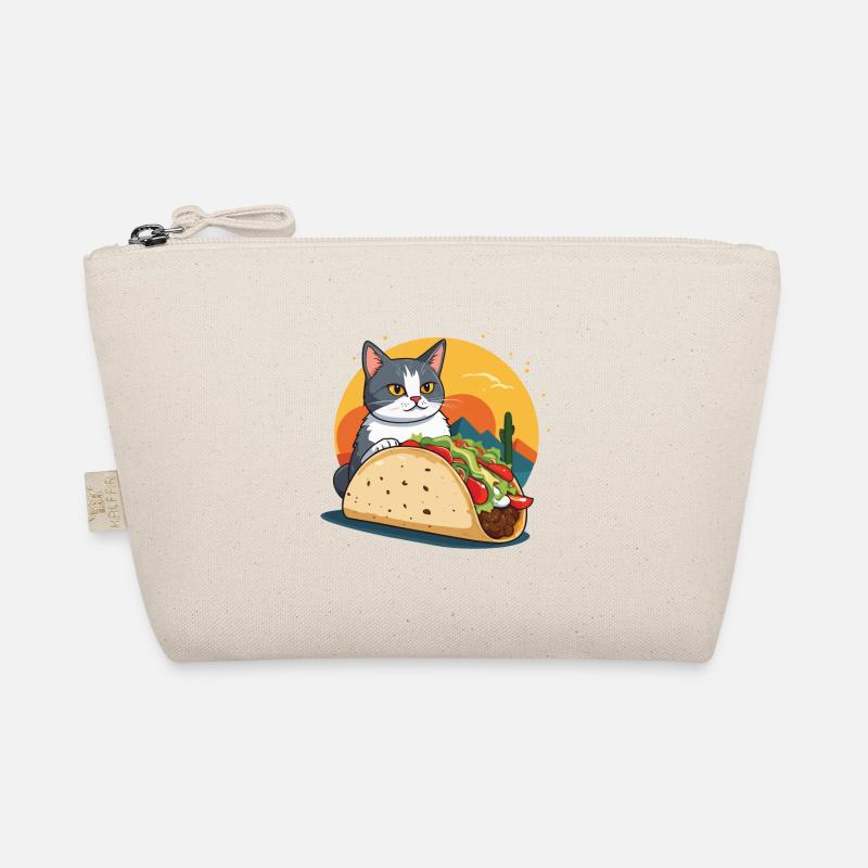 Taco Cat Cinco De Mayo Conception esthétique drôle Trousse biologique