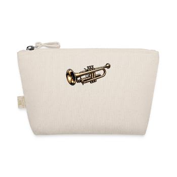 Trompette Musique Fanfare Trompettiste Jazz - Trousse biologique - nature - Devant