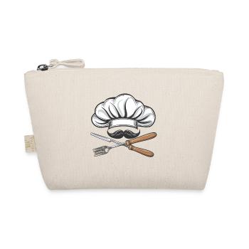 Avec moustache et toque de chef : La cuisine croisée - Trousse biologique - nature - Devant