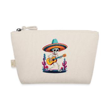 Joueur de guitare Mariachi mexicain squelette - Trousse biologique - nature - Devant