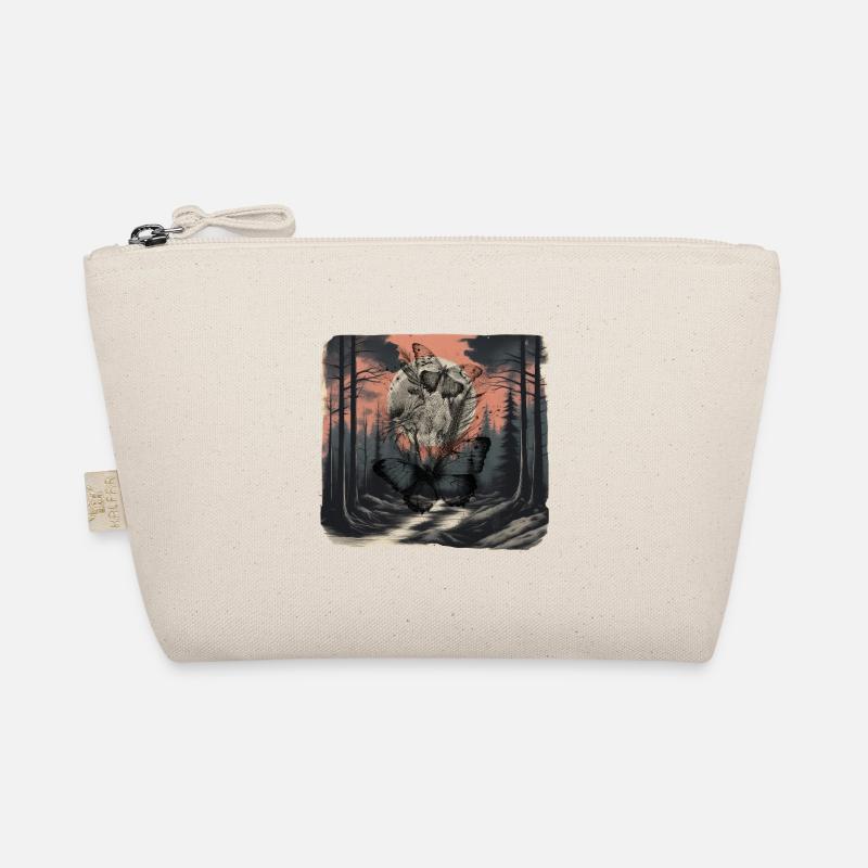 Forest, Dark, Insect, Butterfly, Butterfly, Nature Organic Pouch