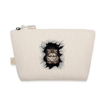 Katze Hauskatze Katzen Kinder - Bio-Täschchen - Natur - Vorne