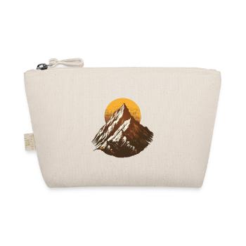 Majestic mountain peak at sunrise - Organic Pouch - nature - Front