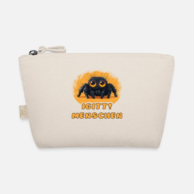Funny yuck! Humans Spider Organic Pouch