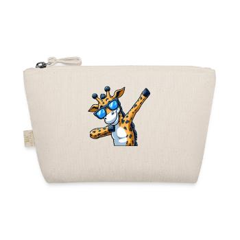 Zèbre cool avec des lunettes de soleil : style dabbing - Trousse biologique - nature - Devant