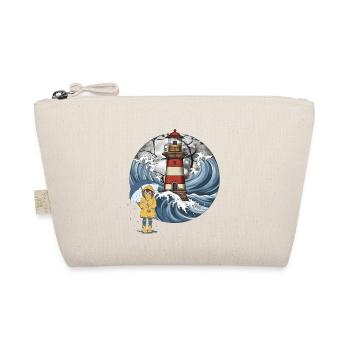 Lighthouse Sea Girl Maritime Coast - Organic Pouch - nature - Front