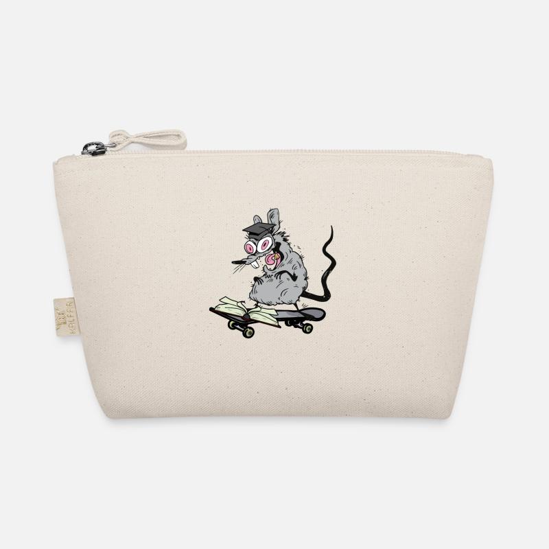 Learned Student Learning Rat Skater Teenager Organic Pouch