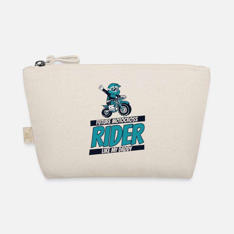 Future Motocross Rider Like My Daddy Racing Organic Pouch