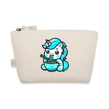 Japanese Kawaii Unicorn Ramen Asian Cuisine - Organic Pouch - nature - Front