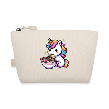 Japanese Kawaii Unicorn Ramen Asian Cuisine - Organic Pouch - nature - Front