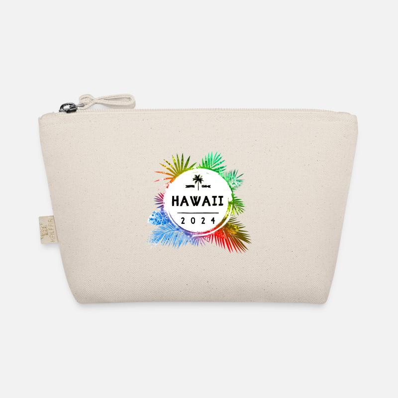 Hawaii 2024 Bunt - Bio-Täschchen - Natur