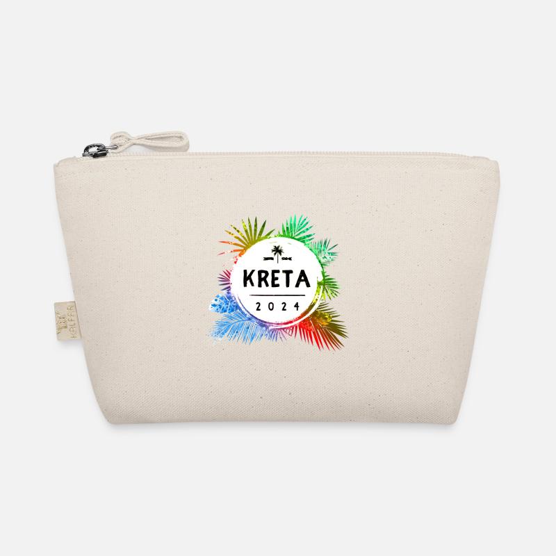Kreta 2024 Bunt - Bio-Täschchen - Natur