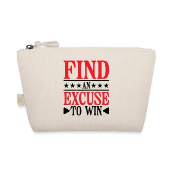 Find An Excuse To Win 10 - Bio-Täschchen - Natur - Vorne