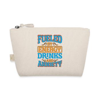 Fueled By Energy Drinks And Anxiety 5 - Organic Pouch - nature - Front
