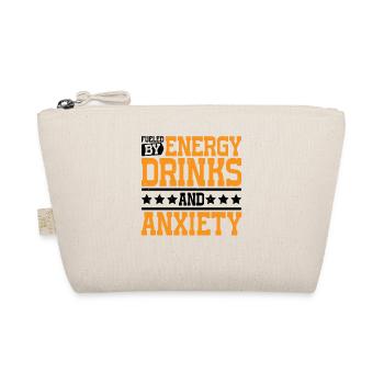 Fueled By Energy Drinks And Anxiety 7 - Organic Pouch - nature - Front