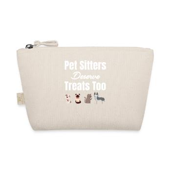 Pet sitters also deserve treats veterinarian - Organic Pouch - nature - Front