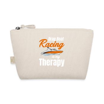 Drag Boat Racing is my - Organic Pouch - nature - Front