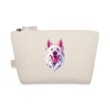 Berger Blanc Suisse | White Shepherd | Cartoon - Organic Pouch - nature - Front