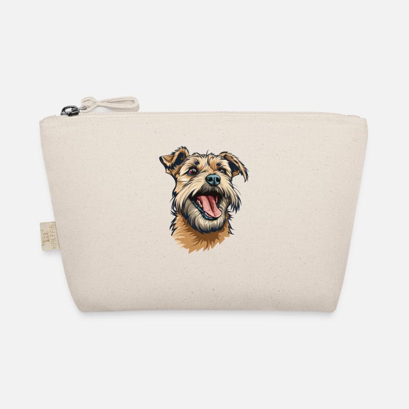 Border Terrier | Cartoon Artwork Organic Pouch