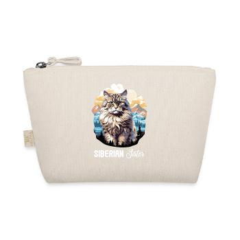 Siberian Cat Sibirische Katze - Organic Pouch - nature - Front