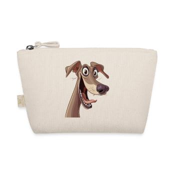 Chart Polski | Polish greyhound | Cartoon Artwork - Bio-Täschchen - Natur - Vorne