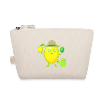 Zitrone Lemon Retro Vintage Zitronen Gärtner - Bio-Täschchen - Natur - Vorne