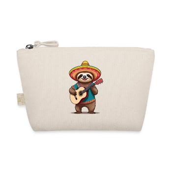 Faultier Mariachi Mexiko Gitarren Fiesta - Bio-Täschchen - Natur - Vorne