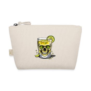 Iconic Mexico Drink Tequila Skull Design - Organic Pouch - nature - Front