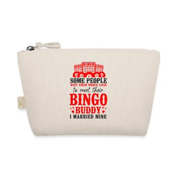 Joueur de bingo Mari Femme Mariage - Trousse biologique - nature - Devant