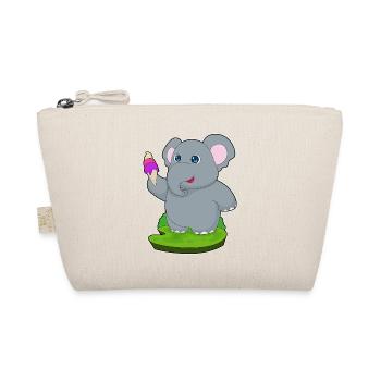 Elefant Waffeleis - Bio-Täschchen - Natur - Vorne
