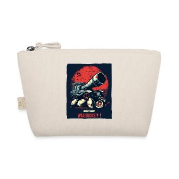 Big bang with lemons, war is crap - Organic Pouch - nature - Front