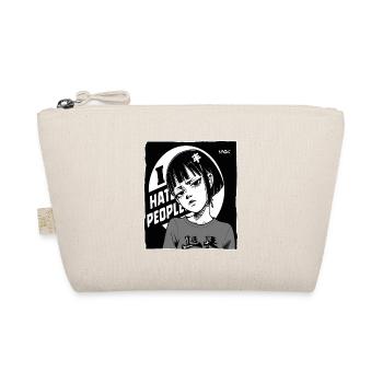 Cooles, Emo-Anime-Mädchen, Ich hasse Menschen - Bio-Täschchen - Natur - Vorne
