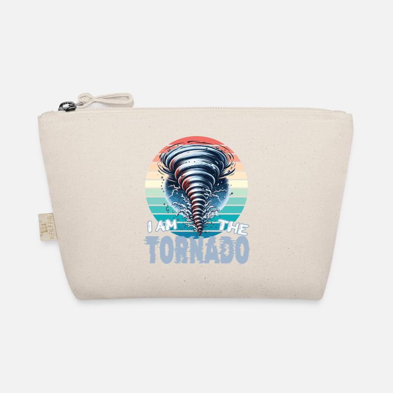 Tornado Storm Whirlwind I am the tornado Organic Pouch