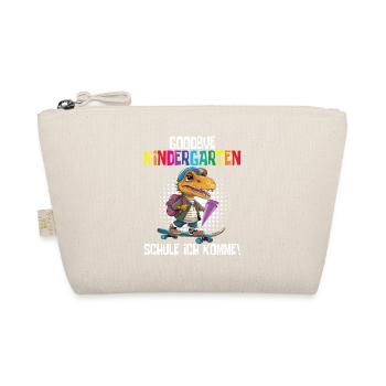 School Enrollment Dino Back to School - Organic Pouch - nature - Front