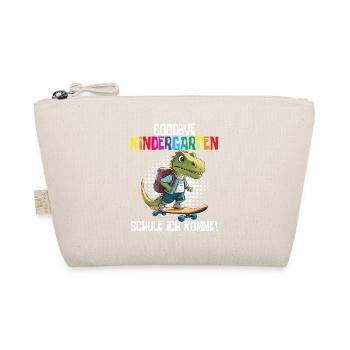 Schültüte Einschulung Dino Schulanfang - Bio-Täschchen - Natur - Vorne