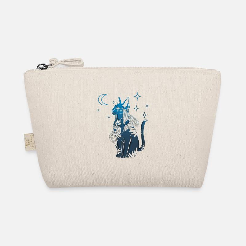Bastet cat goddess Organic Pouch