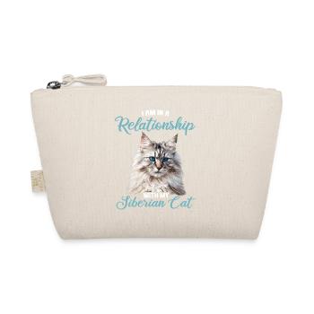 Siberian Cat Sibirische Katze - Bio-Täschchen - Natur - Vorne
