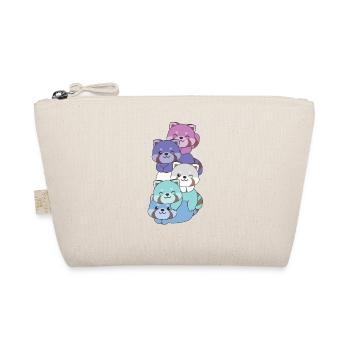 Spectrasexual Flag Pride LGBTQ Mignon Panda roux - Trousse biologique - nature - Devant