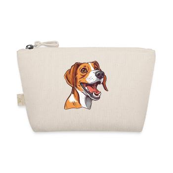 Foxhound anglais | Illustration de dessin animé - Trousse biologique - nature - Devant