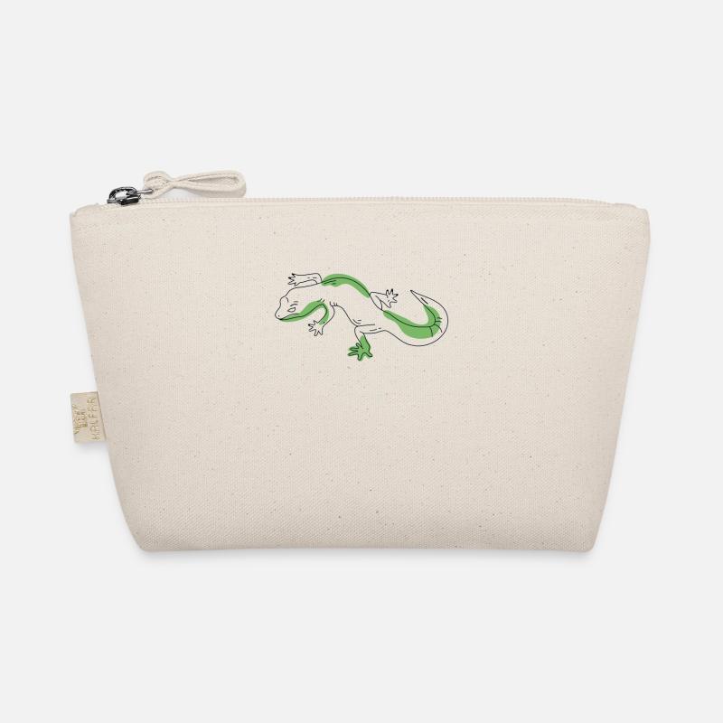 Lineart Gekkota Crested Lizard Gecko Expert Organic Pouch