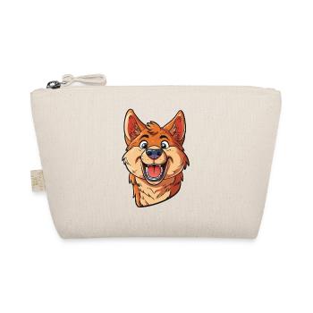 Finnischer Spitz | Finnish Spitz | Cartoon Artwork - Bio-Täschchen - Natur - Vorne