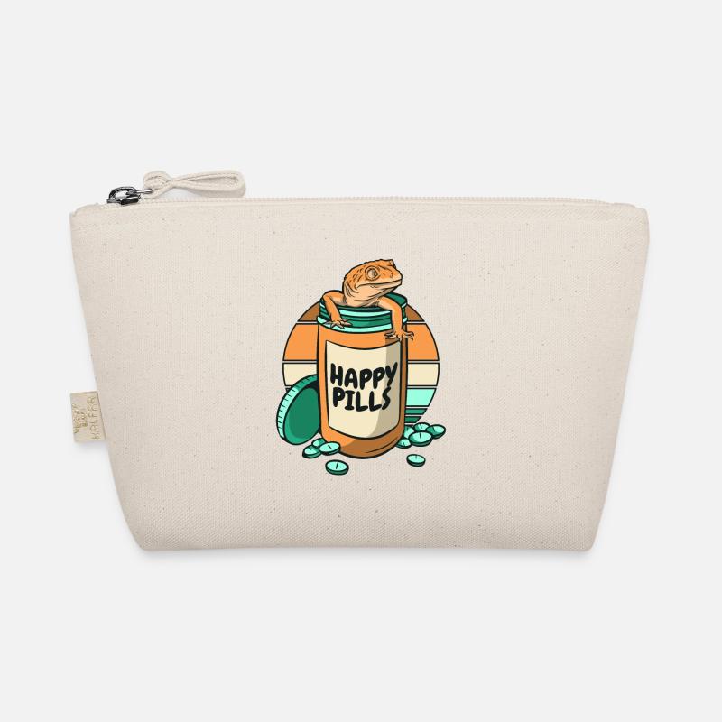Happy Pills Lizard Gekkota Crested Leopard Gecko Organic Pouch
