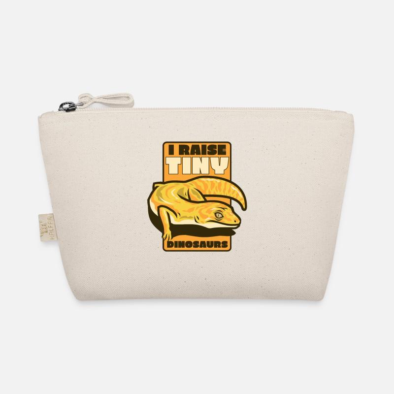 I Raise Tiny Dinosaurs Gekkota Crested Lizard Organic Pouch