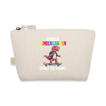 School Enrollment Dino Back to School - Organic Pouch - nature - Front